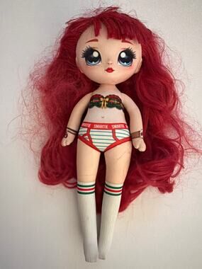 NaNaNa Surprise Teens Samantha Smartie 11 Inch Fashion Doll Soft Fabric Red Hair